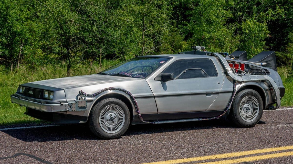 Again To The Future DeLorean Reproduction Bids For Over ,000