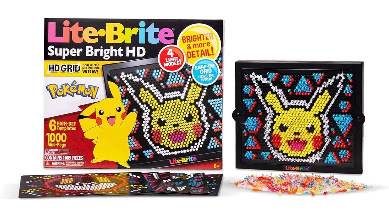 Pokemon Lite-Brite That includes Pikachu Is Solely  At Amazon