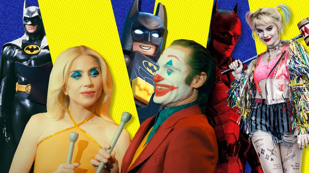 Each Batman Film, Together with Joker: Folie à Deux, Ranked